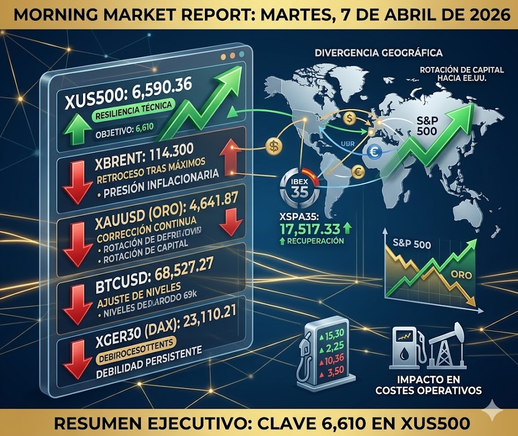 Morning Market Report: Martes, 7 de abril de&nbsp;2026